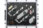 Panel PC industriale resistivo frontale open frame PPE 1000
