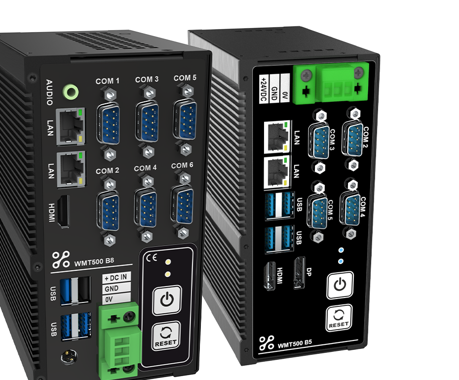 Mini PC box fanless WMT 500 per barra DIN - Elmak