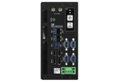 PC box industriale compatto installazione barra DIN WMT 505 B9 vista connettori