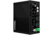 PC box industriale compatto installazione barra DIN WMT 505 vista laterale