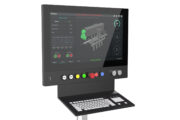 PSE 6000 Panel PC industriale con pulsantiera integrata per postazione di comando con tastiera integrata