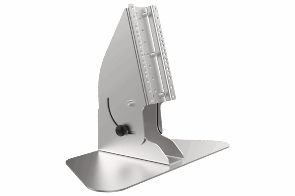 Supporto da tavolo VESA100 esteso in acciaio inox per Panel PC