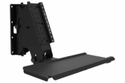 Supporto da parete con supporto tastiera in alluminio verniciato per Panel PC