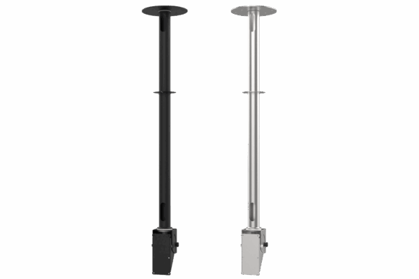 Supporto per Panel PC acciaio inox e alluminio sospeso a soffitto
