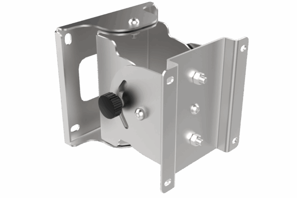 Supporto VESA 100 snodabile in acciaio inox o alluminio verniciato