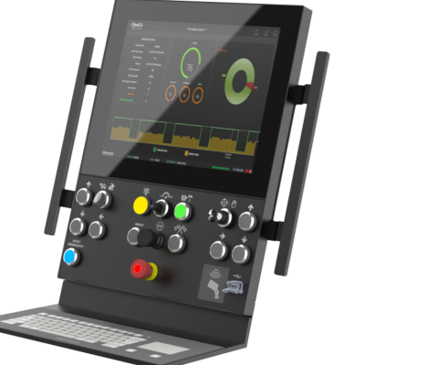 Panel PC industriale PSE 6000 consolle di comando bordo macchina ultra sottile
