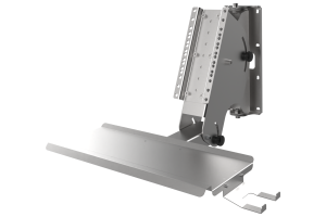 Supporto da parete con supporto tastiera in acciaio inox per Panel PC